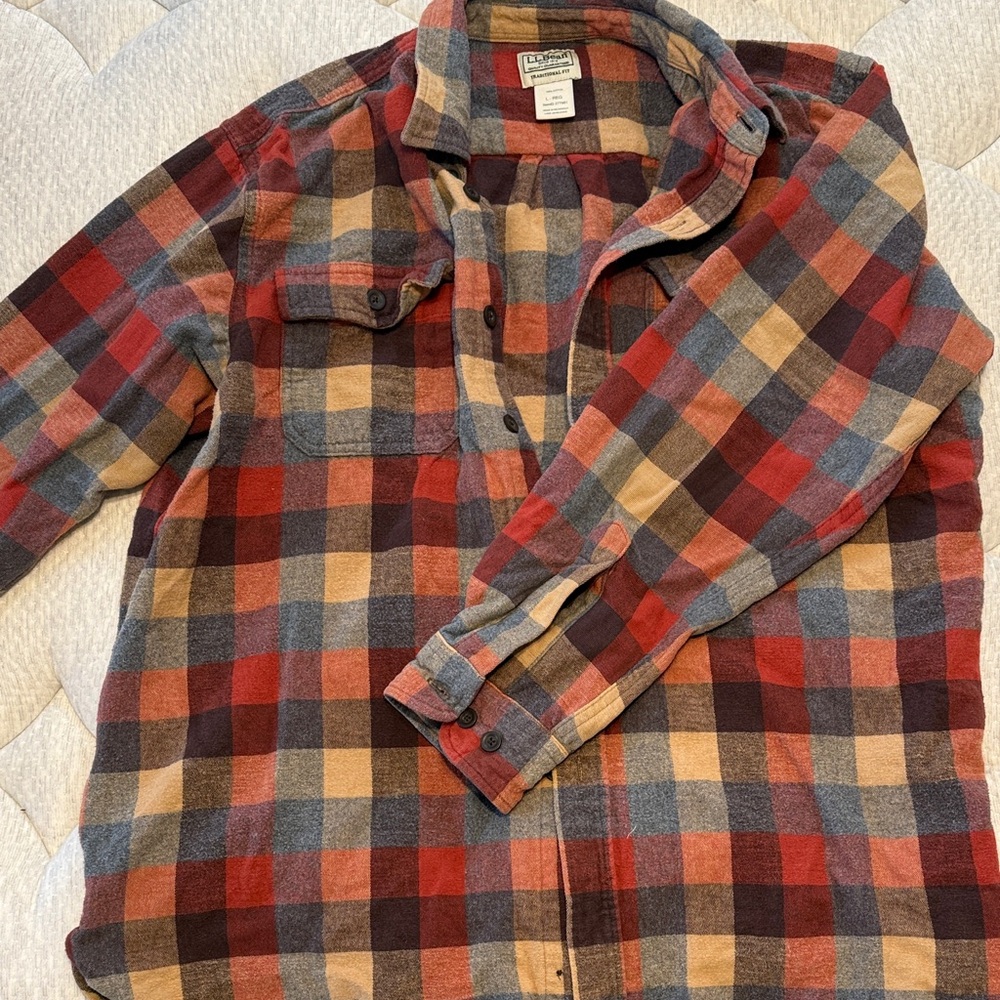 LL Bean Men’s Long-Sleeve Flannel